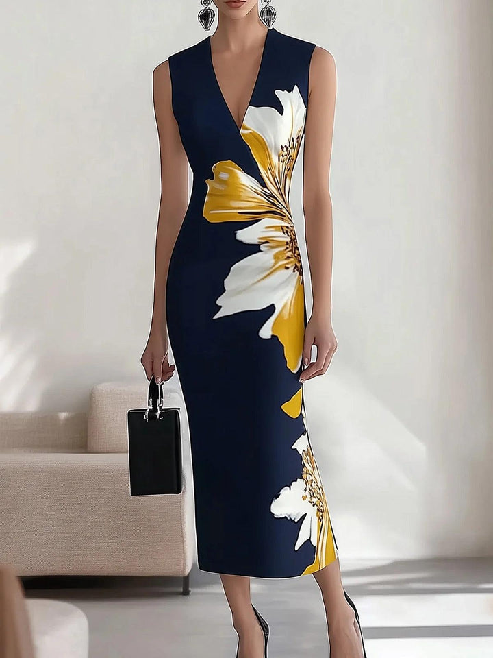 Lily | Elegancka Sukienka Midi na Festiwal w Stylu Plażowym