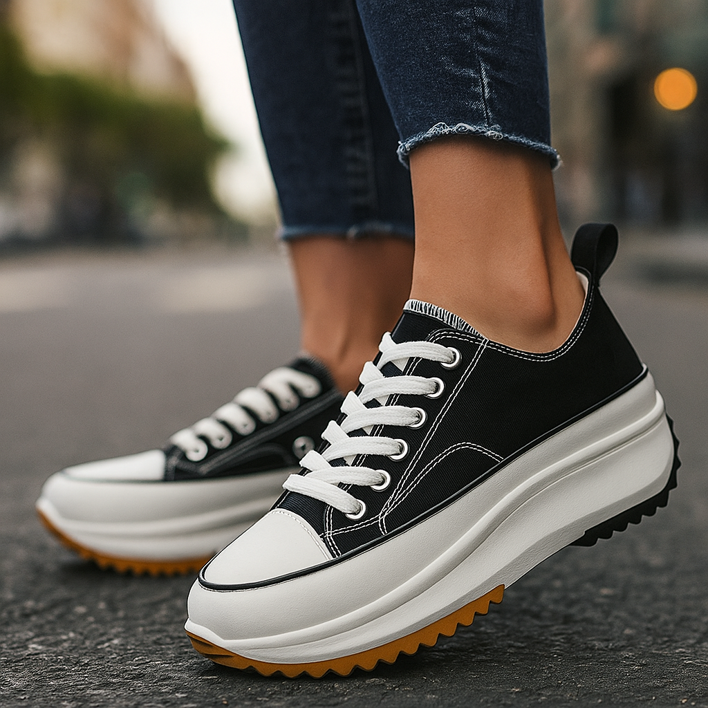 Arlina Sneakersy na Platformie | Styl i Komfort