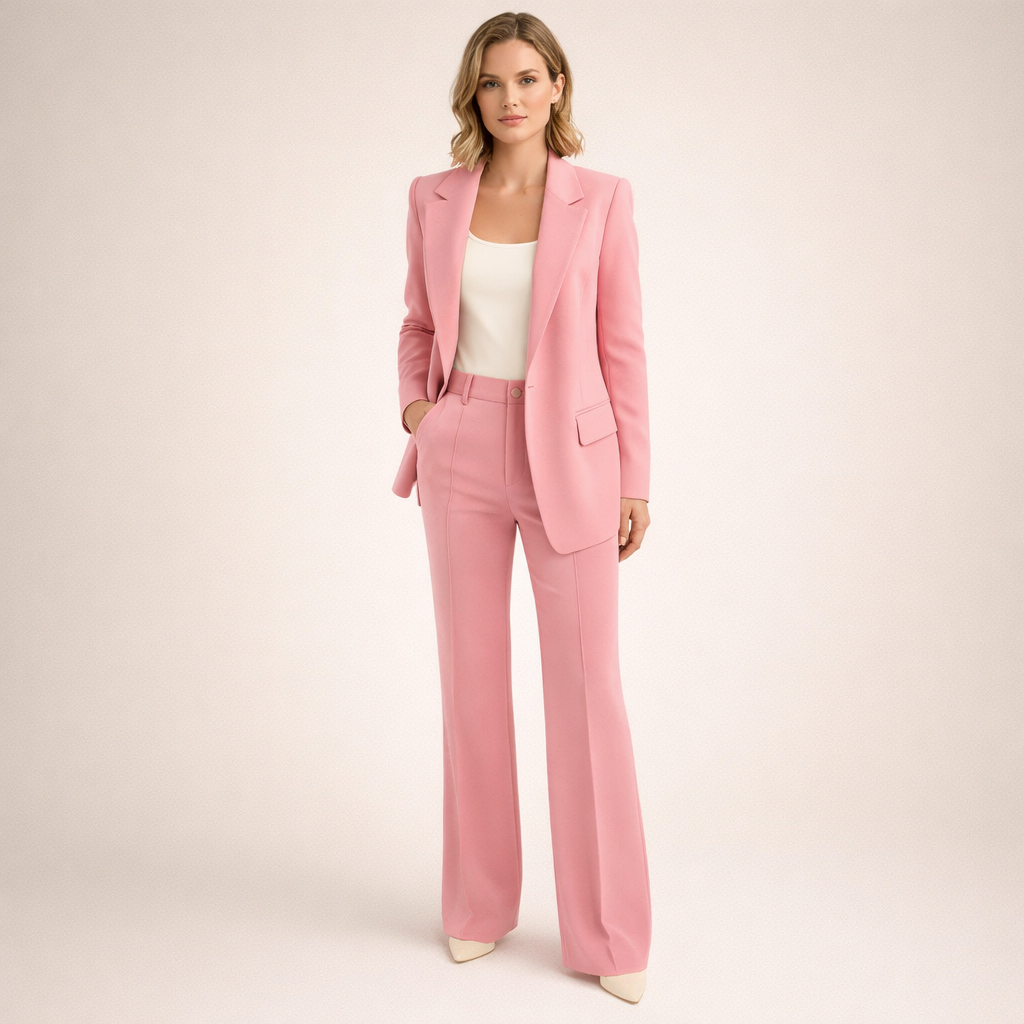 Vanessa™ | Elegancki komplet garniturowy z rozszerzanymi spodniami