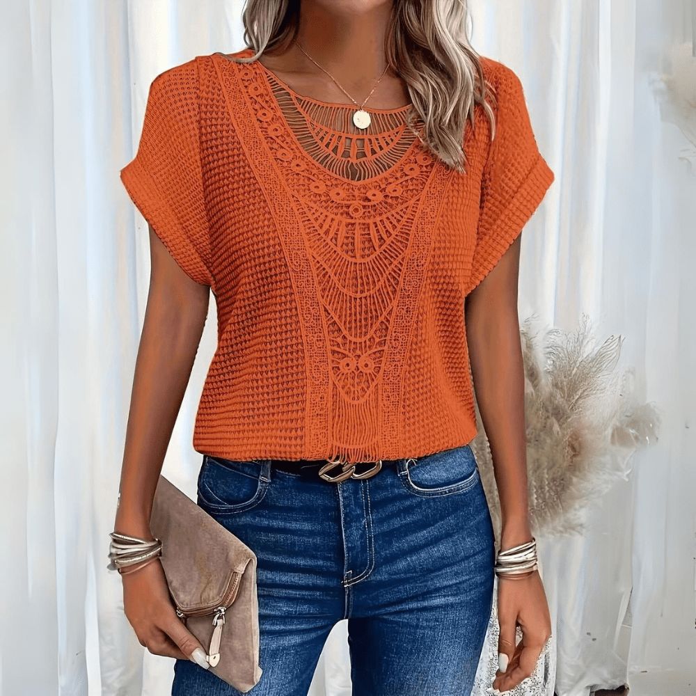Świętosława – Elegancka bluzka w stylu Ibiza