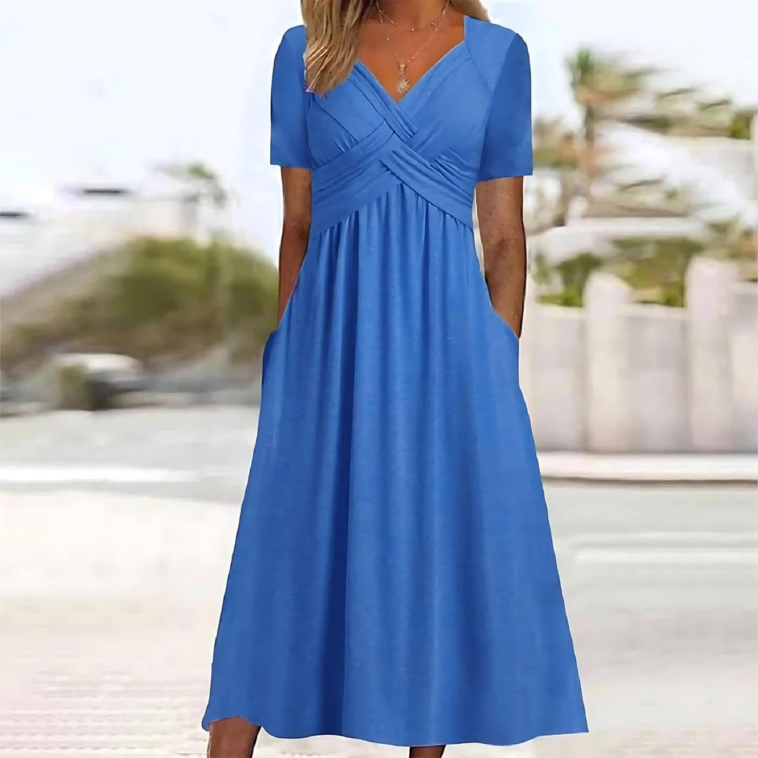 ISADORA | ELEGANCKA MIDI SUKIENKA W KROJU A