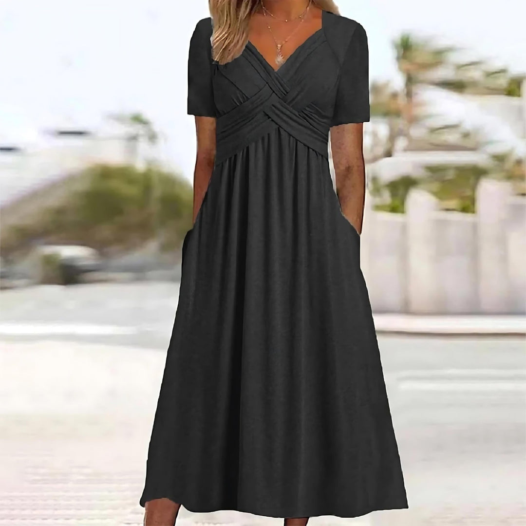 ISADORA | ELEGANCKA MIDI SUKIENKA W KROJU A