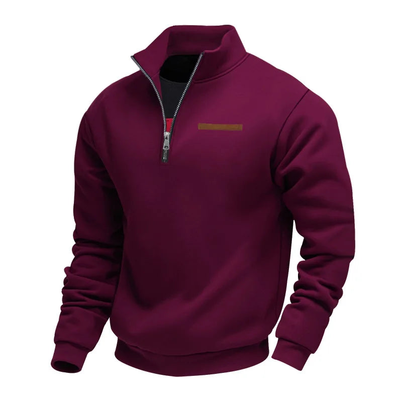 Rafael – Bluza Premium Half-Zip z miękkiego polaru