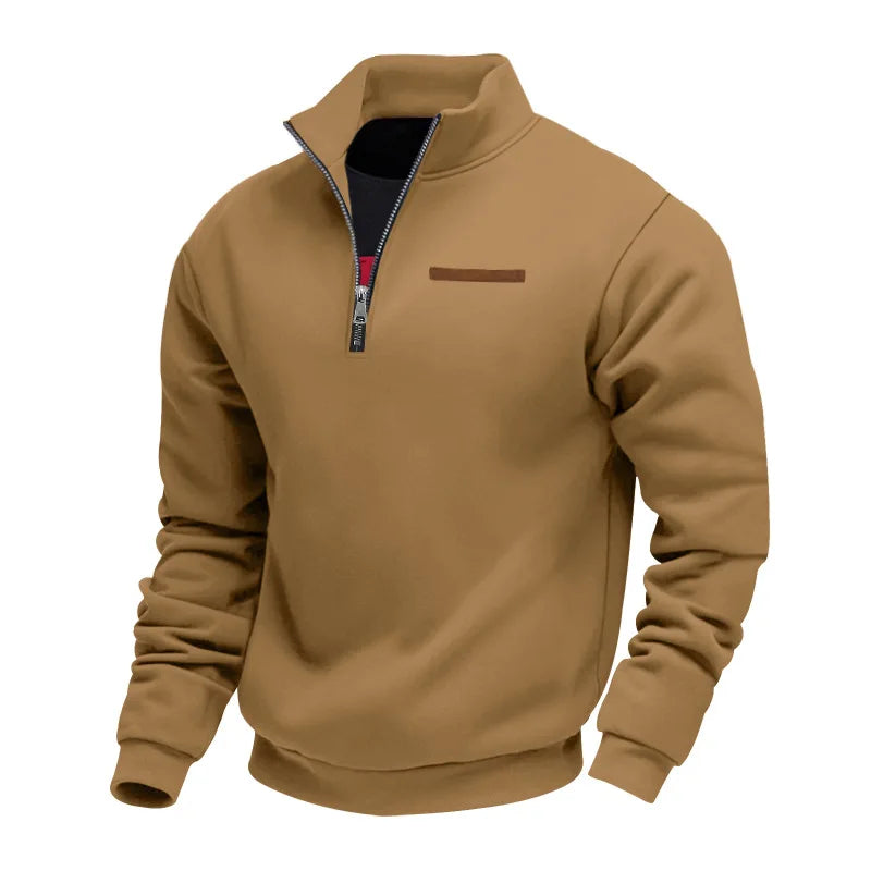 Rafael – Bluza Premium Half-Zip z miękkiego polaru