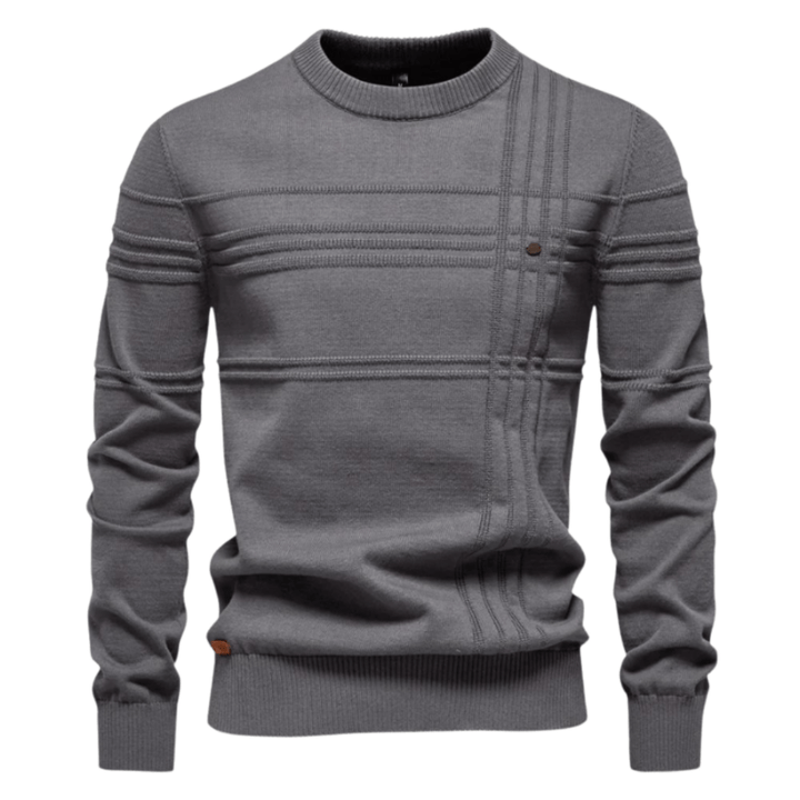 Gairos – Elegancki sweter w kratę